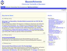 Tablet Screenshot of baustoffchemie.de